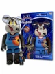 Статуэтка Bearbrick x Wile E. Coyote x Space Jam 400% + 100% 28 см + 7 см Medicom Toy Хитрый Койот - изображение 1