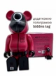 Статуэтка Bearbrick x Squid Game x Guard Triangle 400% + 100% 28 см + 7 см Medicom Toy Netflix - изображение 2