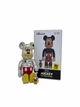 Статуэтка Bearbrick x THE TRUE ORIGINAL x Hiroshi Fujiwara 400% + 100% 28 см + 7 см Medicom Toy 90 лет - изображение 9
