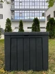 Садовий ящик для зберігання Keter Urban Storage Box 59.6х46х53 см графіт (246943) - зображення 8