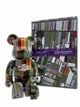 Статуэтка Bearbrick x LISSE x BENJAMIN GRANT (OVERVIEW) 400% + 100% 28 см + 7 см Medicom Toy Нидерланды - изображение 9