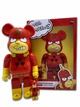 Статуэтка Bearbrick x THE SIMPSONS x RADIOACTIVE MAN 400% + 100% 28 см + 7 см Medicom Toy Радиоактивный человек - изображение 1