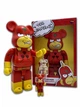 Статуэтка Bearbrick x THE SIMPSONS x RADIOACTIVE MAN 400% + 100% 28 см + 7 см Medicom Toy Радиоактивный человек - изображение 7