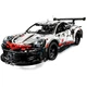 Конструктор автомобіля Porsche 911 RSR на 1580 деталей в масштабі 1:10 з двигуном, LED підсвіткою і пультом дистанційного управління - зображення 2