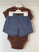 Костюм для хлопчика Carters 16737310 12 міс 72-76 см Блакитний - зображення 5