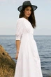Платье из прошвы XXL-3XL. Белый - изображение 4