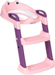 Nakładka na toaletę ze schodkami EcoToys różowo-fioletowa 41x38x55 cm (5905817005567) - obraz 3