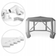 Namiot pawilon ModernHome by Multistore ogrodowy z moskitierą szary 2 x 2 x 2 m PAW-2x2x2-N-GY (5905817005666) - obraz 4