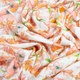 Ткань костюмно-плательная лен с вискозой 140 см 180 гр/м2 для платьев, костюмов, юбок, брюк, комбинезонов Мерсі помарнч м.п. - изображение 3
