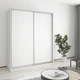 Шкаф-купе двухдверный MebelStar Стандарт AL 2ДСП 170x60x210 см Аляска белая (MBS-2304) - изображение 1