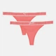 Набор трусиков танга женских Puma Women Tanga String Pack 93898702 L 2 шт Coral (8720245806916) - изображение 2