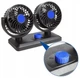 Автомобильный вентилятор CAR SMALL FAN 12V F30 Двойной вентилятор на приборную панель 12 В - изображение 3