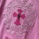 Женская футболка Chrome Hearts T-Shirt White With Pink Logo CH109-WT Размер S Розовый - изображение 3