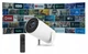 MAGCUBIC HY300 Pro Портитивный мини-смарт проектор , Smart Projector 4K Ultra HD до 130 дюймов, HDMI - совместимый, поддержка Android и iOS, Bluetooth 5.0, Wi-Fi 6, мультимедийный домашний кинотеатр 260 ANSI люмен, Белый - изображение 1