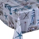 Клейонка на стіл Stenson Glossy MA-5296 ПВХ, тканинна основа, 1.37×20 м, морський принт - зображення 1
