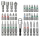 Набор бит Einhell KWB 34 шт. 1/4" SL PH PZ H T 25–50 мм в кейсе - изображение 2