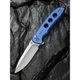 Складной туристический нож Civivi Hyperpulse, (8.9 см) 14C28N / Aluminum синий - изображение 10