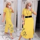 Fashions • Сукня жіноча Entourage Fashions 58-60 жовтий (1046-бу) - зображення 4