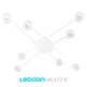 Люстра ML472-8 белая Ledcoin на 8 ламп GX53 (потолочный светильник под сменные LED лампы) Ø1000х55мм - изображение 4