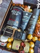 Чоловічий подарунковий набір "Premium Man" у дерев’яній коробці з ременем, доглядом, кавою та солодощами - зображення 3