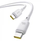 Кабель Baseus Silky Series Fast Charging Type-C to Type-C 100W (2m) white - изображение 8