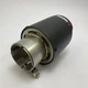 Насадка наконечник глушителя Akrapovic AK 63-101 ZB carbon d63мм L160мм зовн d101мм на выхлопную трубу SV0382 - изображение 4