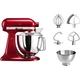 Кухонная машина KitchenAid Artisan 4,8 л 5KSM175PSECA с откидным блоком карамельное яблоко - изображение 1