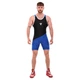 Трико для борьбы и тяжелой атлетики Fistrage Fight Gear 4552 размер 2XS (128-132см) Black-Blue - изображение 5