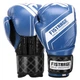 Перчатки боксерские кожаные Fistrage Fight Gear 4279 размер 12 унций Blue-White - изображение 1