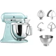 Кухонная машина KitchenAid Artisan 4,8 л 5KSM175PSEIC с откидным блоком ледяной голубой - изображение 1