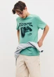 Зеленая летняя футболка для мальчиков h&m 8-10 лет 134-140 см - изображение 1