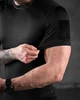 Тактическая футболка Samuray Cooltuch Black с липучками под шевроны из полиэстера потоотводящая L - изображение 6