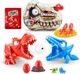 Игровой набор Череп Дино красный, Smashers Dino Island Mini T-Rex Battles Playset by ZURU - изображение 1