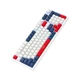 Игровая Bluetooth Клавиатура XO KB-08 Mechanical, White-blue-red - изображение 1