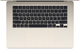 Ноутбук Apple MacBook Air 15.3" M3 24/512GB 2024 (APL_MC9K4) (Qwerty + Кирилиця) Starlight - зображення 2