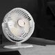 Вентилятор портативный настольный Mini 32 3in1 подвесной с наклоном, со встроенным аккумулятором White - изображение 1