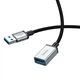 Кабель HOCO USB male to USB female USB3. 0 excellent speed extension cable US10 |0.5m, 5Gbps, OTG| черный - изображение 3