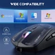 Миша Onikuma Wired + 2.4 G RGB Gaming Mouse CW917 |800-4800DPI чорна - зображення 13