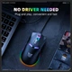 Миша Onikuma RGB Wired Gaming Mouse CW929 |400/800/1600/3200/6400 DPI| чорна - зображення 12