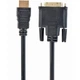 Кабель Cablexpert HDMI - DVI V 1.3 (M/M), двунаправленный, single-link, 18 + 1 pin, 3 м, Black (CC-HDMI-DVI-10) - изображение 1