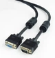 Кабель удлинитель VGA Cablexpert HD15M/HD15F (CC-PPVGAX-6B) с 2-мя фер. кольцами, черный, 1,8м - изображение 1
