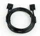 Кабель удлинитель VGA Cablexpert HD15M/HD15F (CC-PPVGAX-6B) с 2-мя фер. кольцами, черный, 1,8м - изображение 2