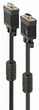 Кабель удлинитель VGA Cablexpert HD15M/HD15F (CC-PPVGAX-6B) с 2-мя фер. кольцами, черный, 1,8м - изображение 5