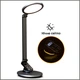 Настольная лампа ночник сенсорная светодиодная Mealux DL-410 LED Серая 10W 400Lx 3000K 6000K часы таймер - изображение 1
