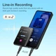 Hi-Fi MP3 плеер MECHEN M3 - 64GB, Bluetooth 5.3, сенсорный экран 2,4 дюйма, внешний динамик, FM,чехол, защитное стекло Black - изображение 7