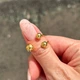 Кольцо металлическое шарики микс LUX Trio Gold (регулируемый размер) - изображение 1