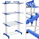 Складная сушилка для белья до 50 кг (172х73х64см) Garment Rack With Wheels / Многоярусная вешалка для одежды - изображение 1