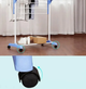 Складная сушилка для белья до 50 кг (172х73х64см) Garment Rack With Wheels / Многоярусная вешалка для одежды - изображение 3