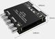 Усилитель мощности ZK-TB21 TPA3116D2 2.1 Bluetooth 100Вт+50Вт+50Вт Черный - изображение 4