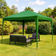 Pawilon ogrodowy ModernHome by Multistore 3 x 3 m (PAW-3X3-A-GR) - obraz 7